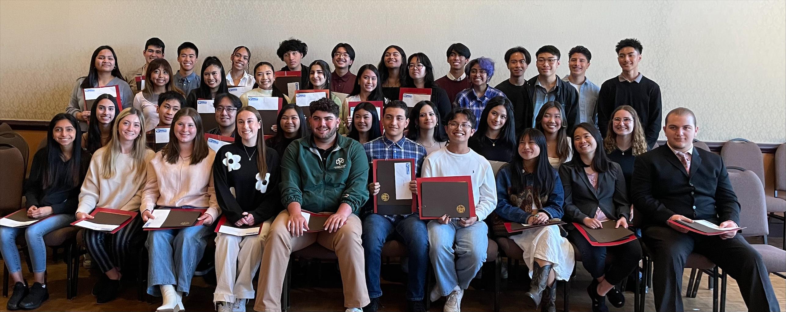 Students from South San Francisco Unified School District (SSFUSD) took home 33 out of 39 scholarship awards at the South San Francisco Chamber of Commerce’s scholarship luncheon event on April 20, 2023.