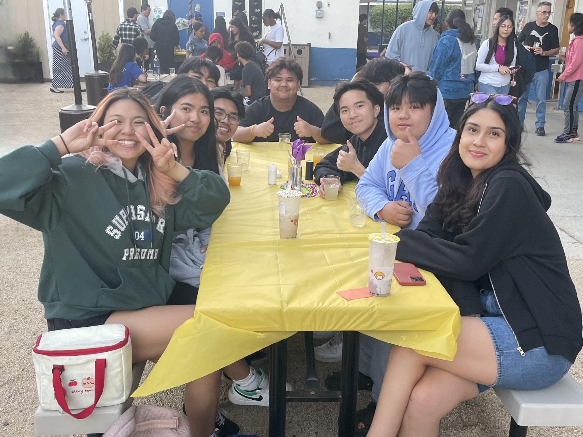 South City High's Earth Club  hosted the 16th annual Dinner in the Dark fundraiser at the school's outdoor learning space in October 2023.