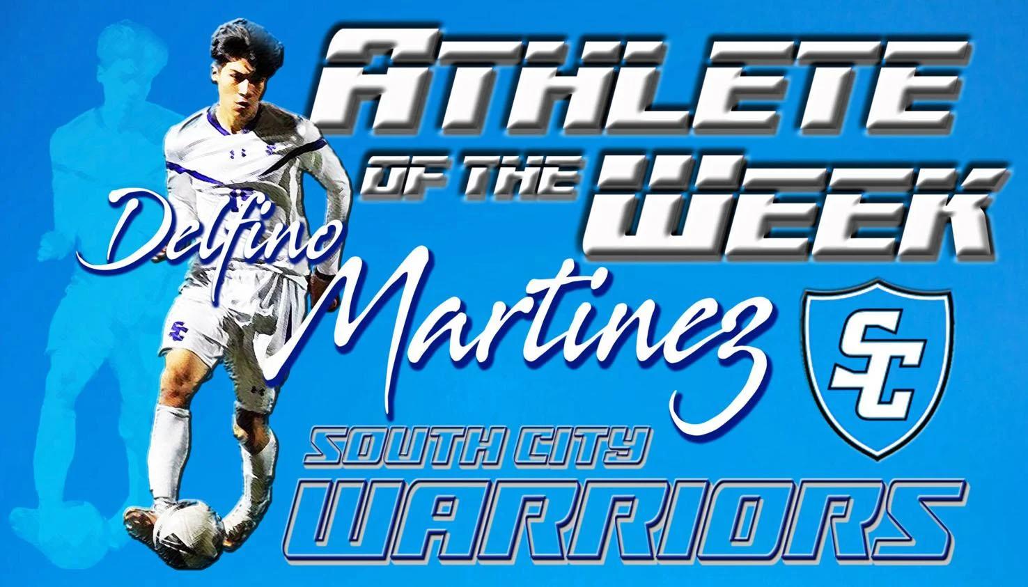 South City Senior Delfino Martinez is SM Daily Journal's Athlete of the Week for 1-28-2024. 