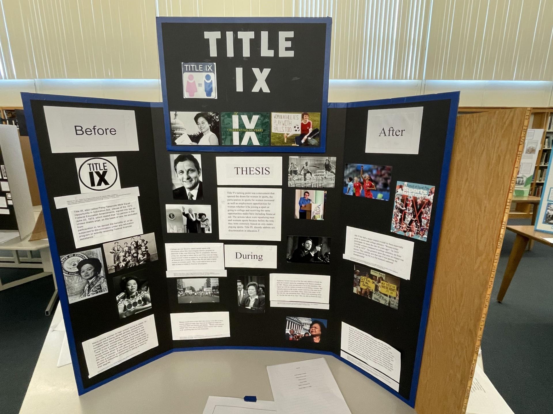 Title IX exhibit